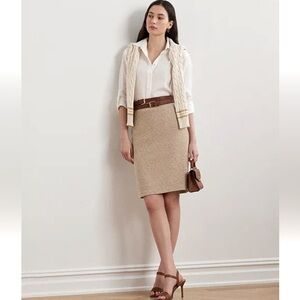 Bill Blass linen Skirt